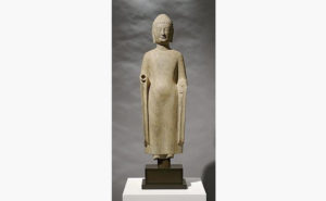 Antiquities Limestone Standing Buddha