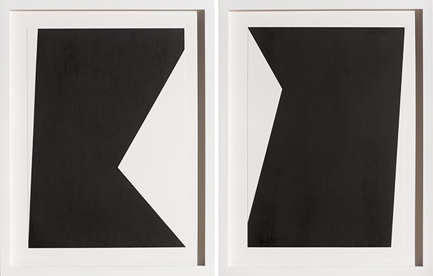 Untitled F (diptych) by George Thiewes