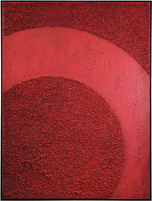 Red Lunar Corona by Benjamin Brillo Jr.