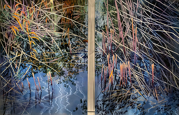 Silvered Reed Progression by David T Kessler