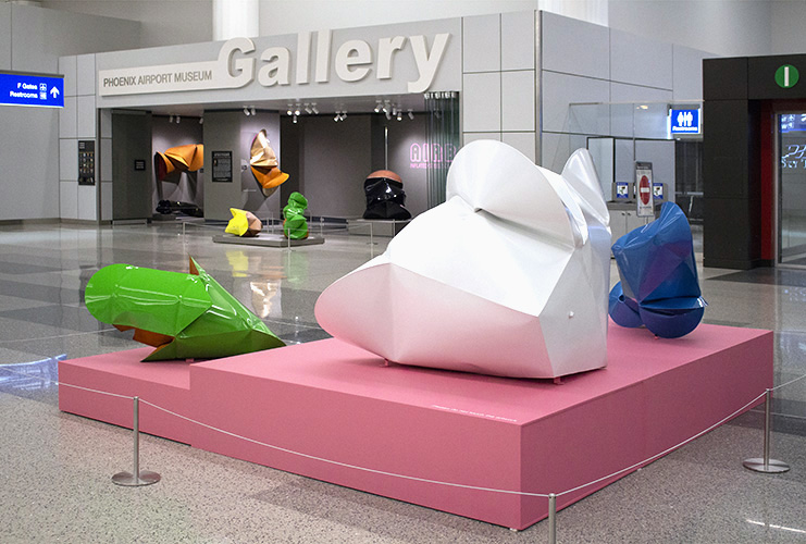 Airborne - Inflated Steel Sculptures by Jeremy Thomas