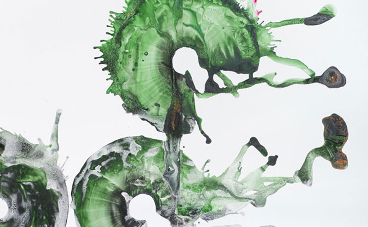 Spirulina - Hookers Green Rings 1 by Nellie King Solomon